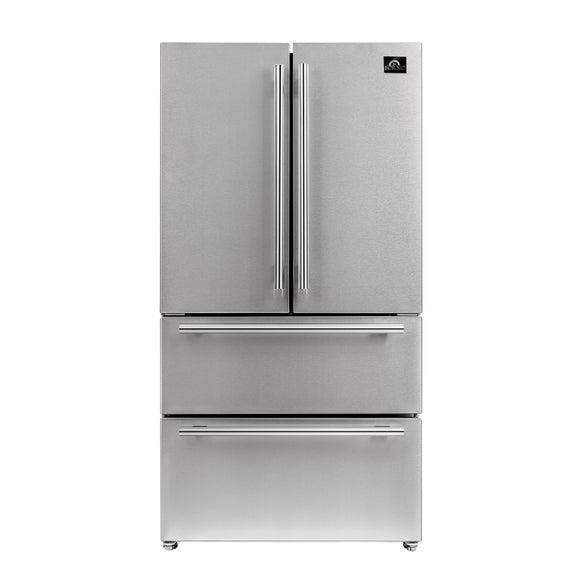 Forno French Door Refrigerator 19.2 Cubic Feet