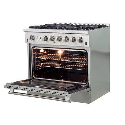 Forno Gas Range 5.36 Cubic Feet