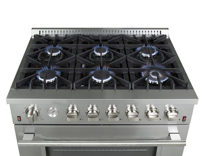 Forno Gas Range 5.36 Cubic Feet