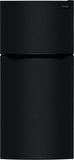 Frigidaire Top Mount Refrigerator 18 Cubic Feet Black