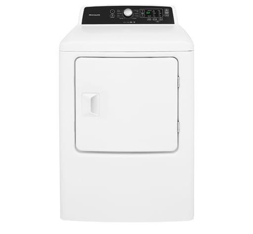 Frigidaire Electric Dryer 6.7 Cubic Feet White