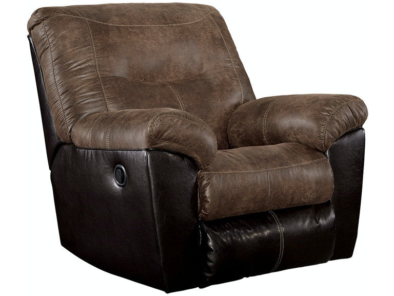 Ashley Follett Coffee Rocker Recliner