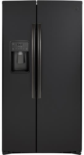 GE Side By Side Refrigerator 25.1 Cubic Feet Black Slate