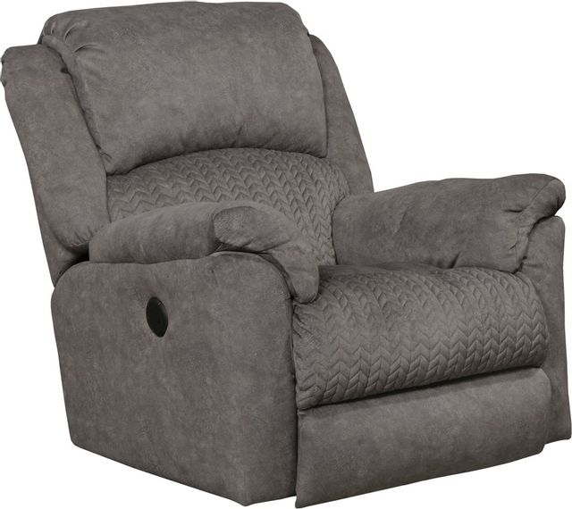 Catnapper Malloy Graphite Power Rocker Recliner