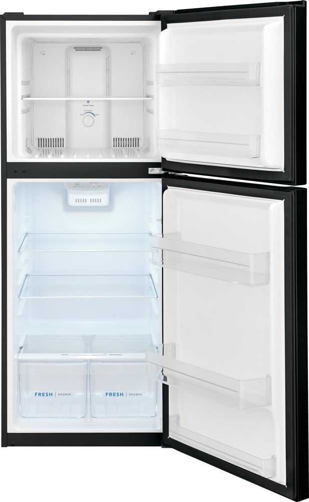 Frigidaire Top Mount Refrigerator 11.6 Cubic Feet Black