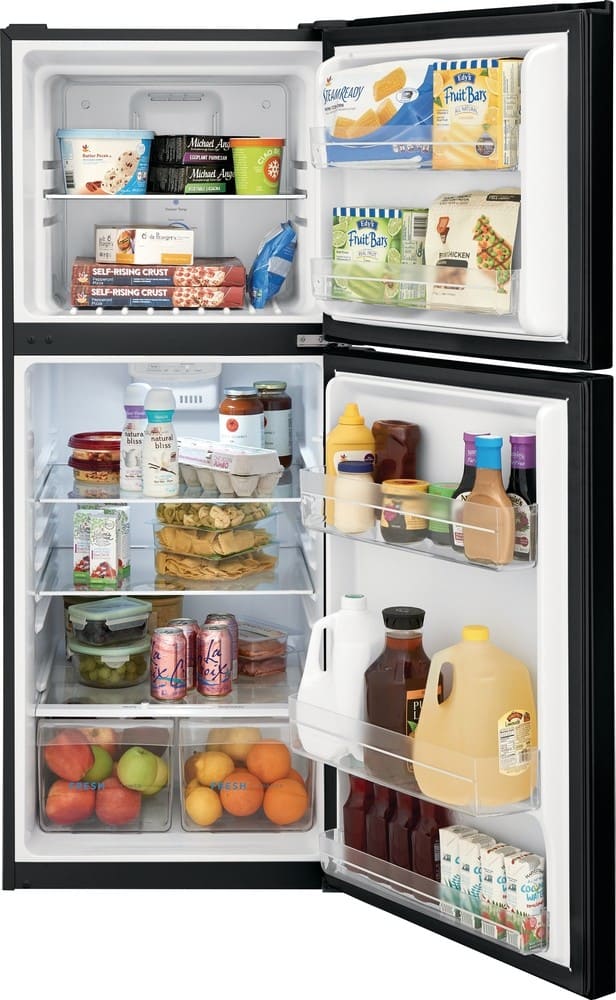 Frigidaire Top Mount Refrigerator 11.6 Cubic Feet Black