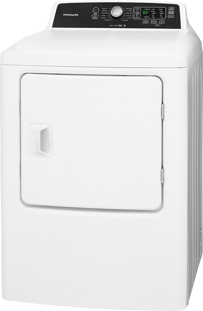 Frigidaire Electric Dryer 6.7 Cubic Feet White