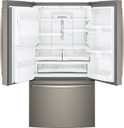 GE French Door Refrigerator 27.7 Cubic Feet Slate