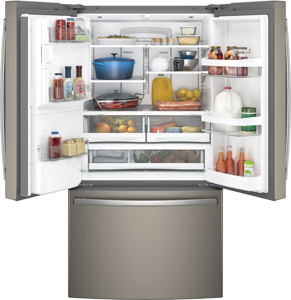 GE French Door Refrigerator 27.7 Cubic Feet Slate