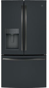 GE French Door Refrigerator 27.7 Cubic Feet Black Slate
