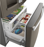 GE French Door Refrigerator 27.7 Cubic Feet Slate
