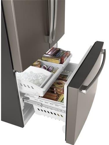 GE French Door Refrigerator 27 Cubic Feet Slate