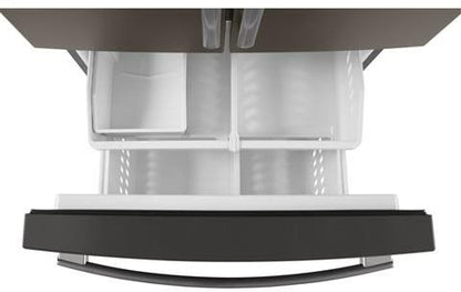 GE French Door Refrigerator 27 Cubic Feet Slate