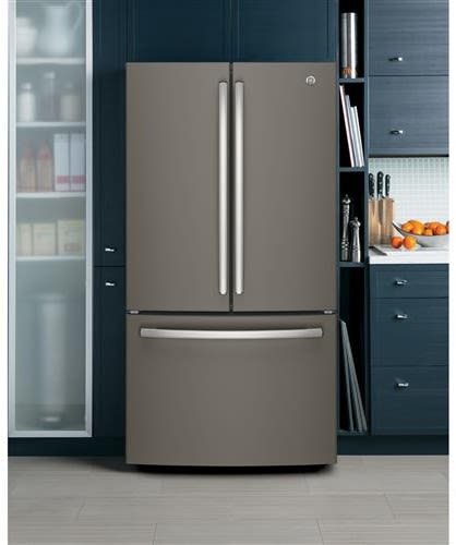 GE French Door Refrigerator 27 Cubic Feet Slate