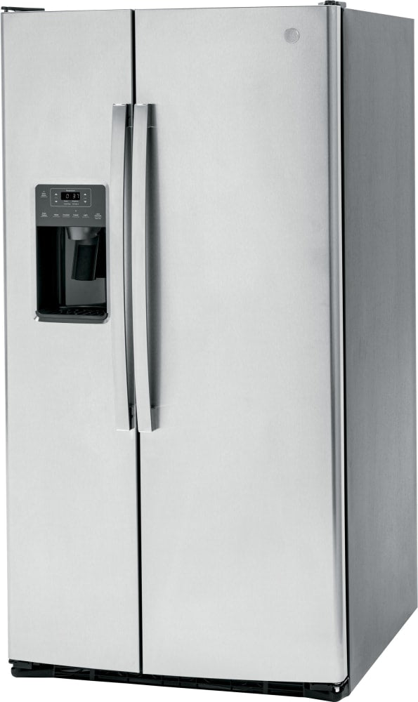 GE Side By Side Refrigerator 25.3 Cubic Feet Stainless Steel