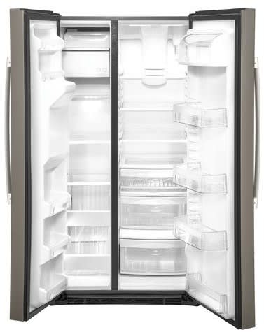 GE Side By Side Refrigerator 25.1 Cubic Feet Slate