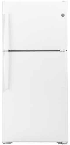 GE Top Mount Refrigerator 19.2 Cubic Feet White