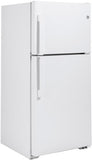 GE Top Mount Refrigerator 19.2 Cubic Feet White