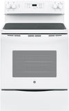 GE Electric Range Glass Top Surface 5.3 Cubic Feet White