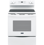 Crosley Electric Range Glass Top Surface 5.3 Cubic Feet White