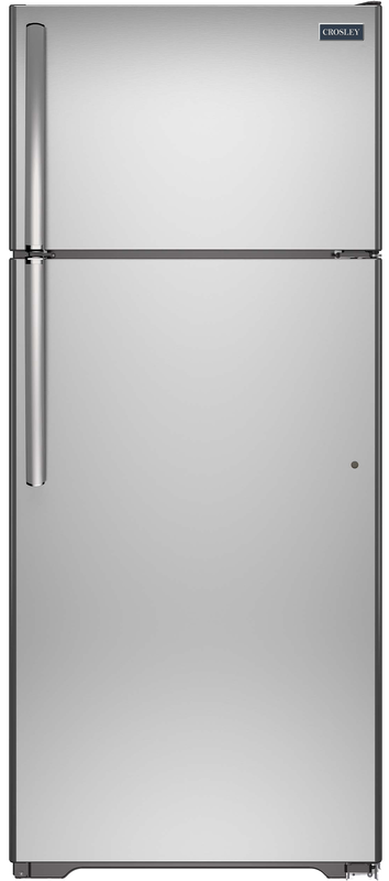 Crosley Top Mount Refrigerator 17.5 Cubic Feet Stainless Steel